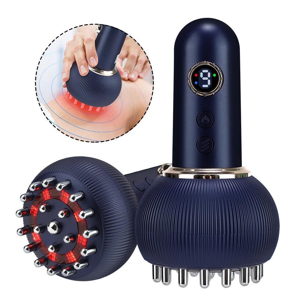 Electric Microcurrent Body Massager Anti Cellulite Lymphatic Drainage Brush
